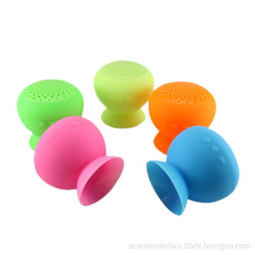 Portable Silicone Sucker Bluetooth Speaker